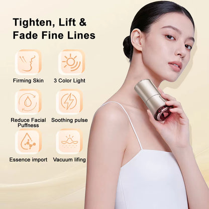 3-in-1 Facial Sculpting Vacuum & EMS Microcurrent Rejuvenator