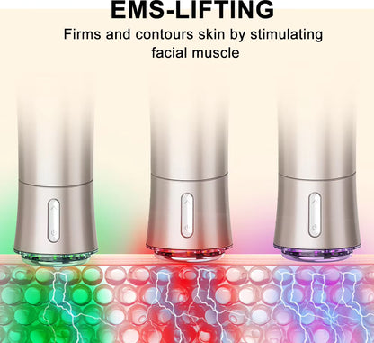 3-in-1 Facial Sculpting Vacuum & EMS Microcurrent Rejuvenator
